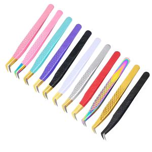 Pinzas para Extensión de Cejas DANTRIC IMPLANTS FC-4327, Marca Privada, Acero Inoxidable, Punta Lisa de 10 mm, Logotipo Personalizado, Pinzas Clásicas - Product Image 1