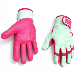 Nuevos Guantes de Béisbol de Cuero con Logotipo Personalizado, Tamaños Personalizados, Ambidiestros, Combinación de Colores Única, Entrenamiento Profesional - Product Image 1