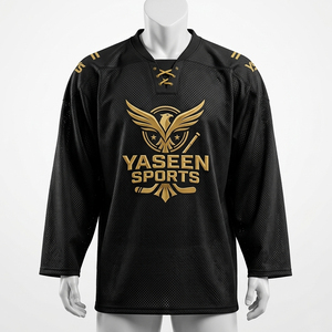 High Quality Custom Sublimation Ice Hockey Jersey-Premium 100% Polyester/Spandex Breathable Quick Dry Custom Team <b>Names</b> Numbers - Product Image 1
