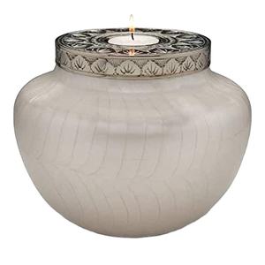 American Stylish Tea Light Candle Keepsake Cremation Urn <b>for</b> Child Funeral Memorial <b>Pet</b> or Human <b>Ashes</b> Cremation Urns - Product Image 1
