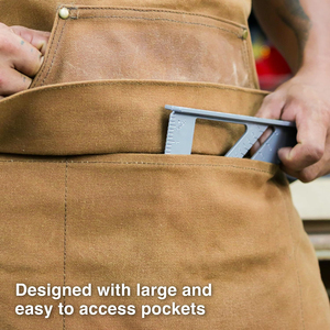 Industrial Mechanic <b>Apron</b> Heavy Canvas Material Best Quality Wholesale Custom Branding ODM 2026 - Product Image 5