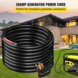 Cavo di Alimentazione per Camper 50/50A, da NEMA 14-50P a Cavo Nudo 6/3 + 8/1 AWG per Generatori e Sistemi Elettrici RV - Product Image 2