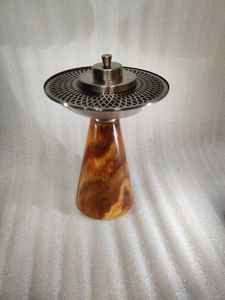 Brûleur à Bakhoor Premium Artisanal en Résine Écologique avec Insert en Acier Inoxydable pour Encens Indien et Arabe Aromatique - Product Image 6