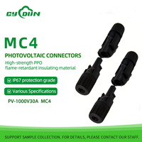 Connecteur photovoltaïque 30A 1000V IP67 PPO ignifuge pour système solaire photovoltaïque