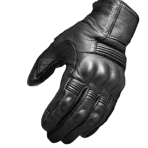 Gants en cuir coupe-vent écran tactile équitation VTT vélo gants chaud gant moto hiver vélo moto gants - Product Image 6