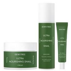 Set Ultra Nutriente di Emulsione alla Bava di Lumaca per il Viso 150ml + Crema Idratante 80ml + Crema Contorno Occhi 40ml in Flaconi - Product Image 1