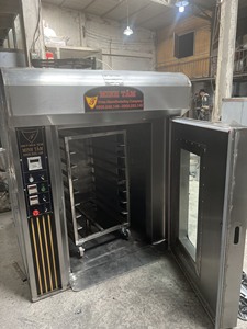 Minh Tam LX8M 8-Tray Electric <b>Rotary</b> Oven Automatic Portable Multifunctional Overheat Protection 220V/380V Bakery New Condition - Product Image 2