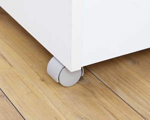 Modern Brown Wooden <b>Storage</b> Cabinet 1 <b>Drawer</b> 2 Shelves Flat Panel Doors Shirai Brand Living Room Home Office Furniture - Product Image 3