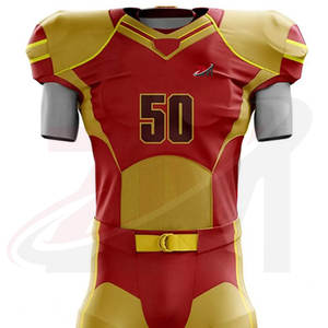 ชุดยูนิฟอร์มอเมริกันฟุตบอลขายดี ผลิตจากโพลีเอสเตอร์ ราคาถูก ขายดี เสื้อผ้ากีฬา ชุดยูนิฟอร์มอเมริกันฟุตบอล - Product Image 4