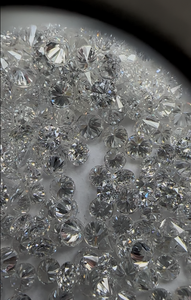 Diamants de laboratoire taille brillant, couleur blanche D-E-F, fantaisie orange foncé, petite taille, polis, certifiés IGI - Product Image 6