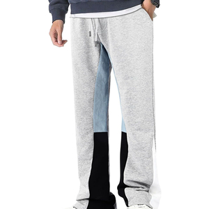 Custom High Quality Casual Embroidered Men's <b>Flare</b> <b>Sweatpants</b> with Pockets OEM Service - Product Image 4