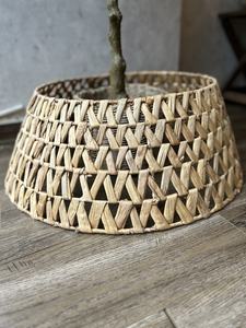 Natural Seagrass <b>Tree</b> Collar Customized Size M/L <b>Tree</b> Collar Natural Woven <b>Base</b> Decoration to Cover <b>Tree</b> Home Decoration - Product Image 4