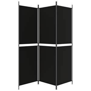 ฉากกั้นห้องผ้าสีดำ 3 แผง ขนาด 59.1"x70.9" ฉากกั้นและพาร์ติชั่นดีไซน์หรูหรา - Product Image 4