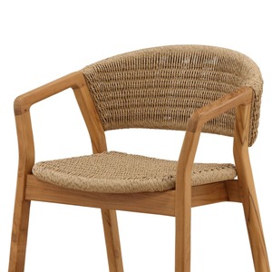 Chaise en bois massif de qualité supérieure avec assise artisanale tressée à la main, mobilier scandinave minimaliste pour restaurant, café et hôtellerie - Product Image 6