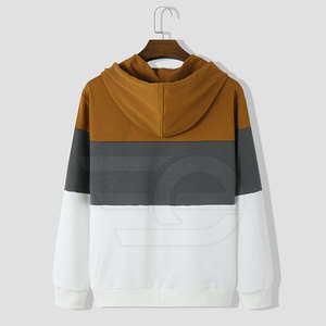 Mens Zipper Hoodies Custom Logo Cotton Hooded Casual Winter Gym Hoodies Wholesale Mens Zip Hoodies - Product Image 2