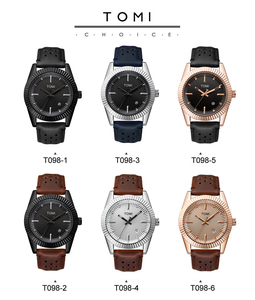 นาฬิกาควอตซ์ <span class=keywords><strong>TOMI</strong></span> T098 สำหรับผู้ชาย สายหนังคุณภาพสูง หน้าปัดกระจก นาฬิกาข้อมือ <span class=keywords><strong>ราคา</strong></span>โรงงาน แฟชั่นสไตล์ธุรกิจ นาฬิกาผู้ชาย - Product Image 6