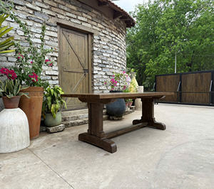 <b>Rustic</b> Brown Recycled Wood Oak Table Living Room Glass <b>Cabinet</b> Furniture for Home Use from VietNam. - Product Image 2