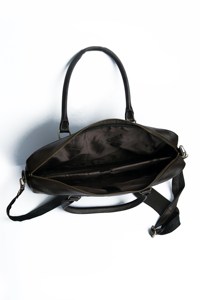 Pocket Custom Solid Plain Dyed Casual Leather Hair on <b>Laptop</b> Bag Cowhide Modern sustainable Hair on <b>Laptop</b> Briefcase Portable - Product Image 4