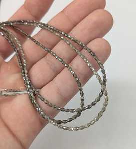 Venta al por Mayor de Diamantes Naturales en Forma de Barril, 11.30 Quilates, Facetados, Tira de Diamantes Sueltos de 14 Pulgadas, para Fabricación de Joyería - Product Image 1