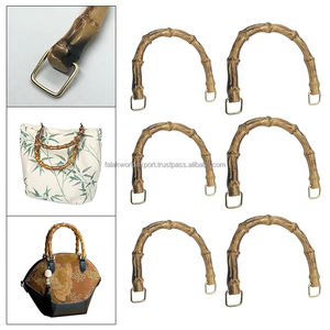 Vente en gros 10.5cm 12cm sac à main accessoires de quincaillerie sac à main poignée en bambou poignées en bois par Falak World Export - Product Image 5