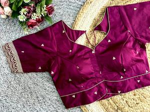 Summer Formal V-Neck Sleeveless Blouse with Beautiful Cut Paste Pattern Anti-Wrinkle & Anti-Shrink <b>Islamic</b> Classic Design - Product Image 6