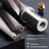 Forets en acier rapide en forme de U série ACCKEE WC, 2D 3D 4D 5D, tige C32/C40, inserts indexables WCMX, perçage CNC