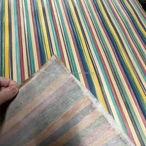 Placage de papier Hinoki arc-en-ciel IRODORITAI teinté breveté, avec support en papier Washi non tissé, finition texturée flexible - Product Image 1