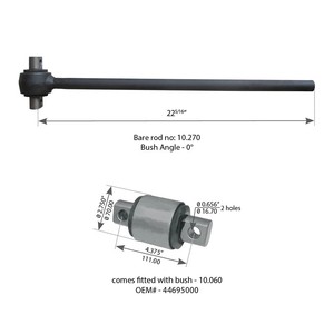 Rotule de suspension robuste de remplacement pour camions commerciaux et véhicules lourds - Product Image 2