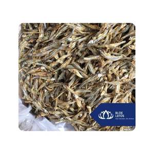 Anchoas secas disponibles para sopas y caldos, ingrediente de marisco utilizado para condimentar en cocinas de restaurantes en Vietnam. - Product Image 1