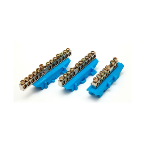 Brass Neutral Link Terminal Block Corrosion Resistant Electrical Connector for Distribution Boards Panel and Switchgear Use - Product Image 1