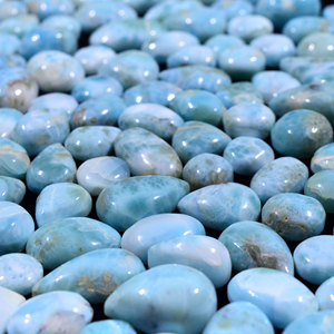 Lote al por mayor de cabujones de larimar natural, gemas sueltas de formas mixtas para la fabricación de joyas, con iridisencia azul certificada, 11x11x4mm - Product Image 5