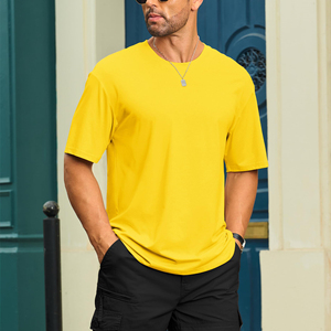 เสื้อยืดออกกำลังกายผู้ชายคุณภาพดี ระบายอากาศได้ดี ดีไซน์ใหม่ ป้องกันรังสียูวี แห้งเร็ว ทรงโอเวอร์ไซส์ สไตล์สตรีทแวร์ เหมาะสำหรับฟิตเนส - Product Image 3