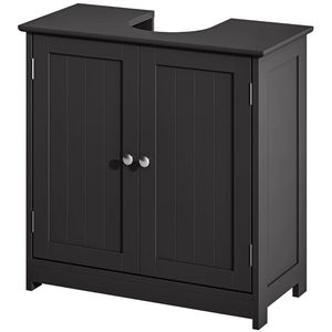 Gabinete de Almacenamiento para Lavabo de Baño Negro - Product Image 5