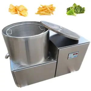 Kommerzielle Fried Food Oil Deoiler Maschine Kartoffel chips Pommes Frites Ent ölung maschine Preis Gemüse Entwässerung maschine zum Verkauf