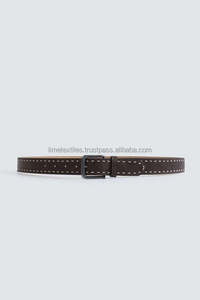 Nouvelle ceinture décontractée en cuir véritable haut de gamme, personnalisée, avec boucle ardillon en cuivre, largeur 35 mm, imperméable et durable, vente en gros - Product Image 4
