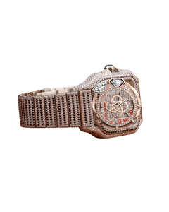Luxury Moissanite <b>Diamond</b> <b>Watch</b> Men Full Pave VVS Moissanite Stones Stainless Steel Automatic Wristwatch - Product Image 2