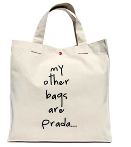 Canvas Tote <b>Bag</b> With Fly Print <b>Medium</b> <b>Size</b> Long Handle Shopping <b>Bag</b> Daily Use - Product Image 2