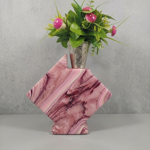 OEM Celestial Landscape Enamel Metal Vase & Cremation Urn – Low MOQ Custom Print <b>Memorial</b> Program for Private-Label Brands - Product Image 4