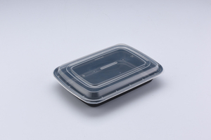 38oz rectangular <b>lunch</b> container Microwaveable food storage set Bento <b>box</b> with lid 150 <b>pack</b> meal prep container - Product Image 6