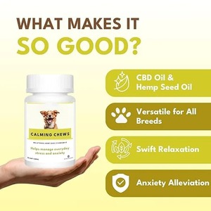 Friandises calmantes naturelles pour chiens : Soulagement de l'anxiété et du stress, favorisent la relaxation. Snacks pour animaux de compagnie de qualité export, approvisionnement en vrac, produits de santé. - Product Image 6