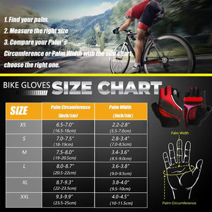 Guantes Deportivos de Alto Rendimiento con Dedos Completos, Antideslizantes, con Palma de Silicona y Pantalla Táctil para Ciclismo, Gimnasio y Deportes al Aire Libre - Product Image 5