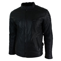 Veste en cuir d'agneau véritable pour homme de qualité supérieure, design vintage dernier cri, style motard OEM