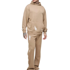 Conjunto Deportivo de Dos Piezas, Sudadera con Capucha y Pantalones, de Primera Calidad, Diseño de Marca Privada, Fábrica de Conjuntos Deportivos para Hombre - Product Image 1