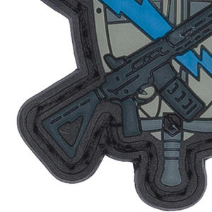 Customized Various High Quality Wholesale <b>PVC</b> Patches With Custom Color <b>Top</b> Seller Twill Fabric <b>PVC</b> Rubber Patches In Low MOQ - Product Image 1
