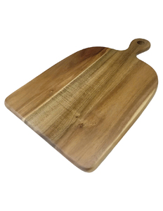 Houten snijplank rechthoekig met handvat voor gebruik in de keuken - Product Image 3