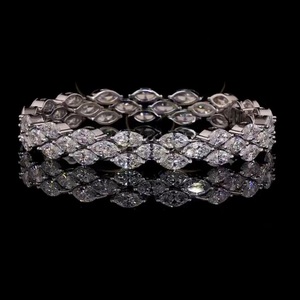 Pulsera de tenis con corte marquesa - Product Image 2