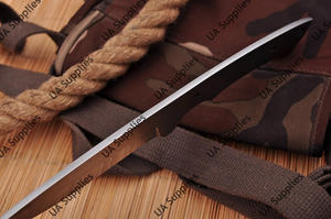 Cuchillo en Blanco Personalizable OEM ODM Forjado a Mano Plegable de Acero al Carbono Pulido con Punta Caída y Espiga Completa, Venta al por Mayor Directa de Fábrica - Product Image 2