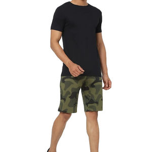 Shorts décontractés pour hommes en toile de qualité supérieure, élégants, confortables, respirants, écologiques, longueur genou, nouveau style, couleur unie - Product Image 4