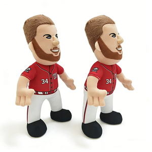 Customize Baseball player plush <b>doll</b>, baseball mascot plus, Baseball fan collectible plush - Product Image 2