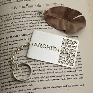 Silver plated keychain - Product Image 1
